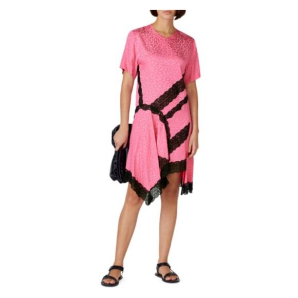 KOCHÉ COLLECTIVE Leopard Print Asymmetric Dress, 44EU (Large) - Picture 1 of 8
